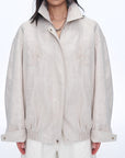 Retro ethnic style beaded embroidery linen loose straight version jacket spring"Comfort Zone" - variant_title