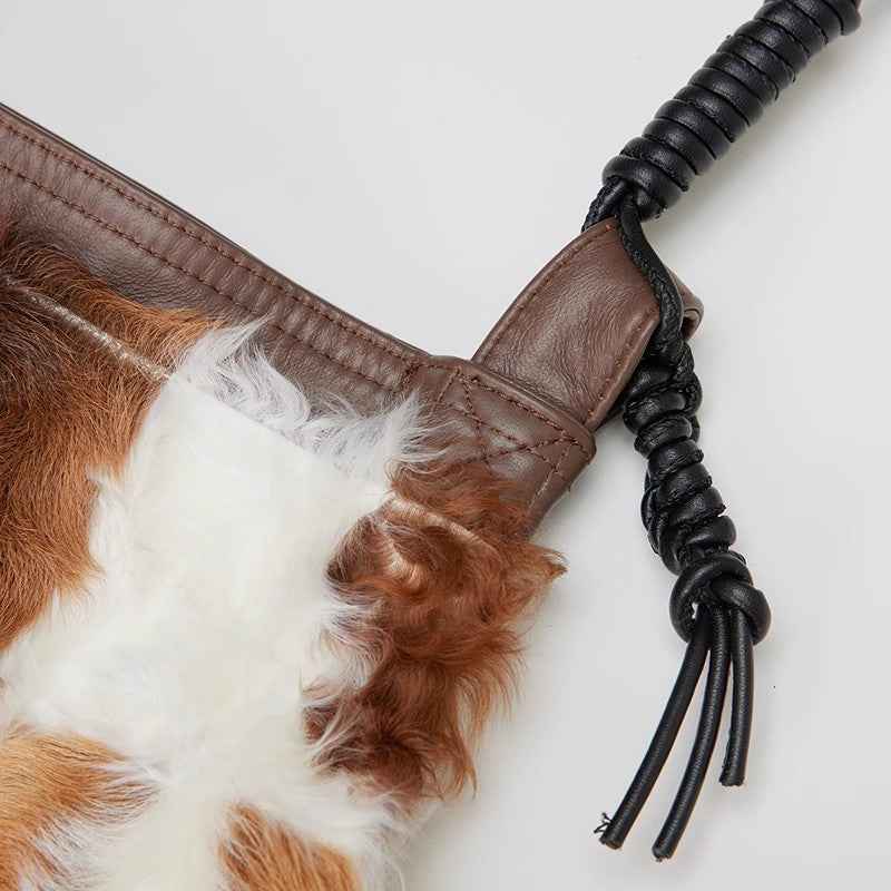 Retro fashionable versatile stitching contrasting checkerboard shoulder bag wool bag - variant_title