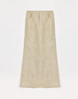 Retro Linen V - neck Halter Vest and Fishtail Hip Skirt Set"Old Money Weekly" - variant_title