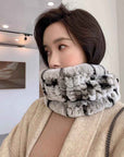Rex rabbit fur scarf elastic woven fur neck scarf - variant_title