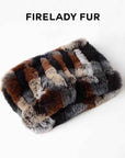 Rex rabbit fur scarf elastic woven fur neck scarf - variant_title