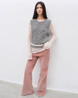 "Road to Extraordinary" Retro modern versatile slim corduroy flared trousers - variant_title