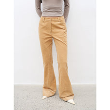 "Road to Extraordinary" Retro modern versatile slim corduroy flared trousers - variant_title