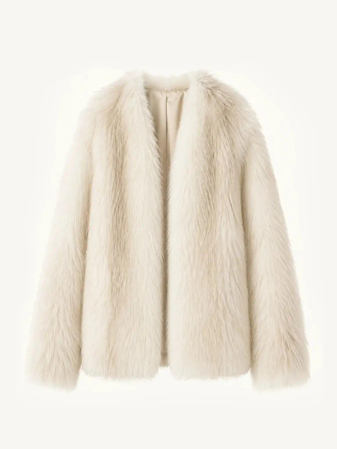 Romantic Nordic Agate Fox SagaFurs coat front product view