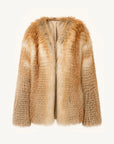 Romantic Nordic Red Fox SagaFurs coat front product view