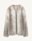Romantic Nordic Sunburst Fox SagaFurs coat front product view