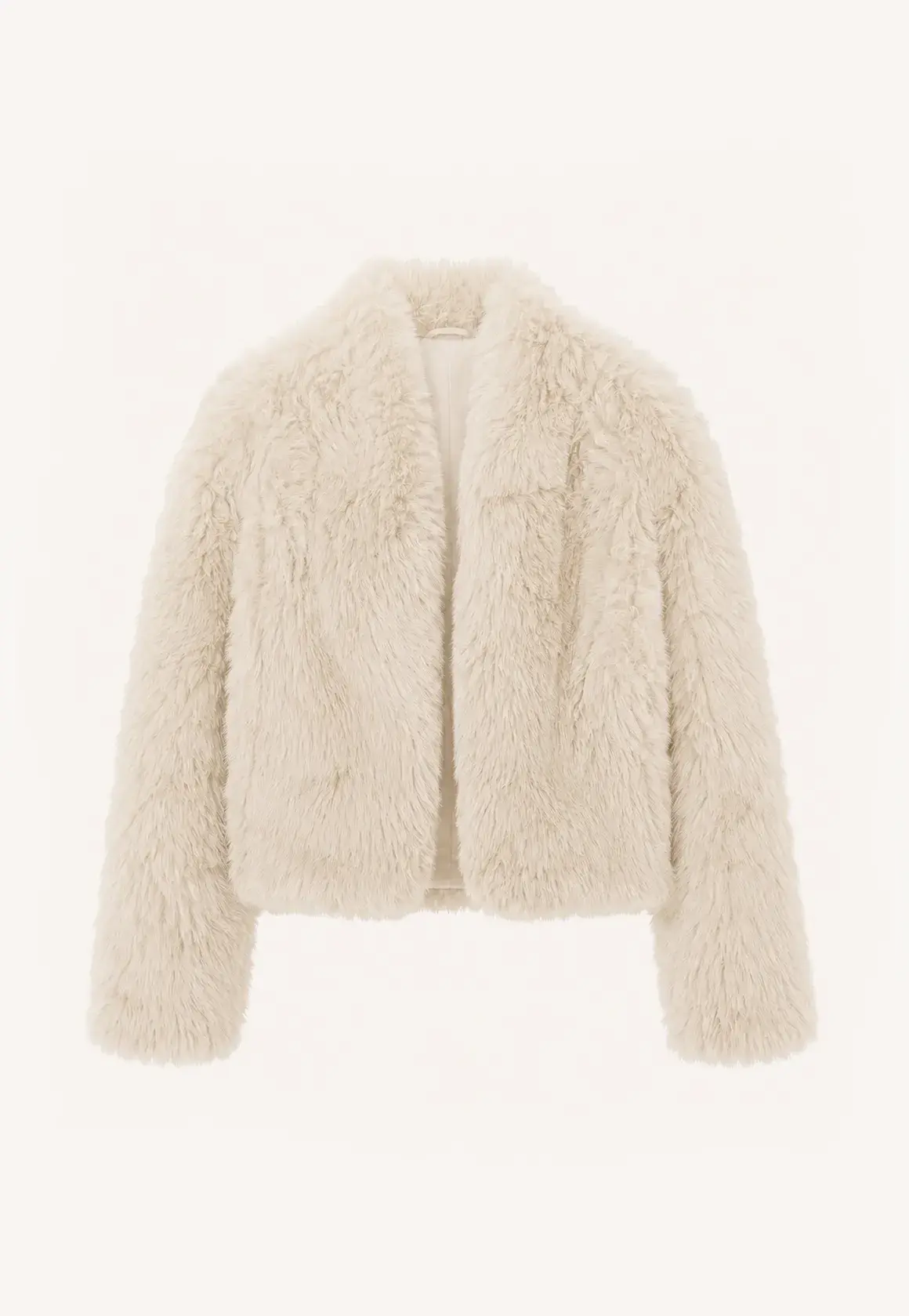 Fireladyfur Women's Casual Tuscan Sheepskin Jacket with Stand-up Collar“Sea of Love Accompaniment” product image 1