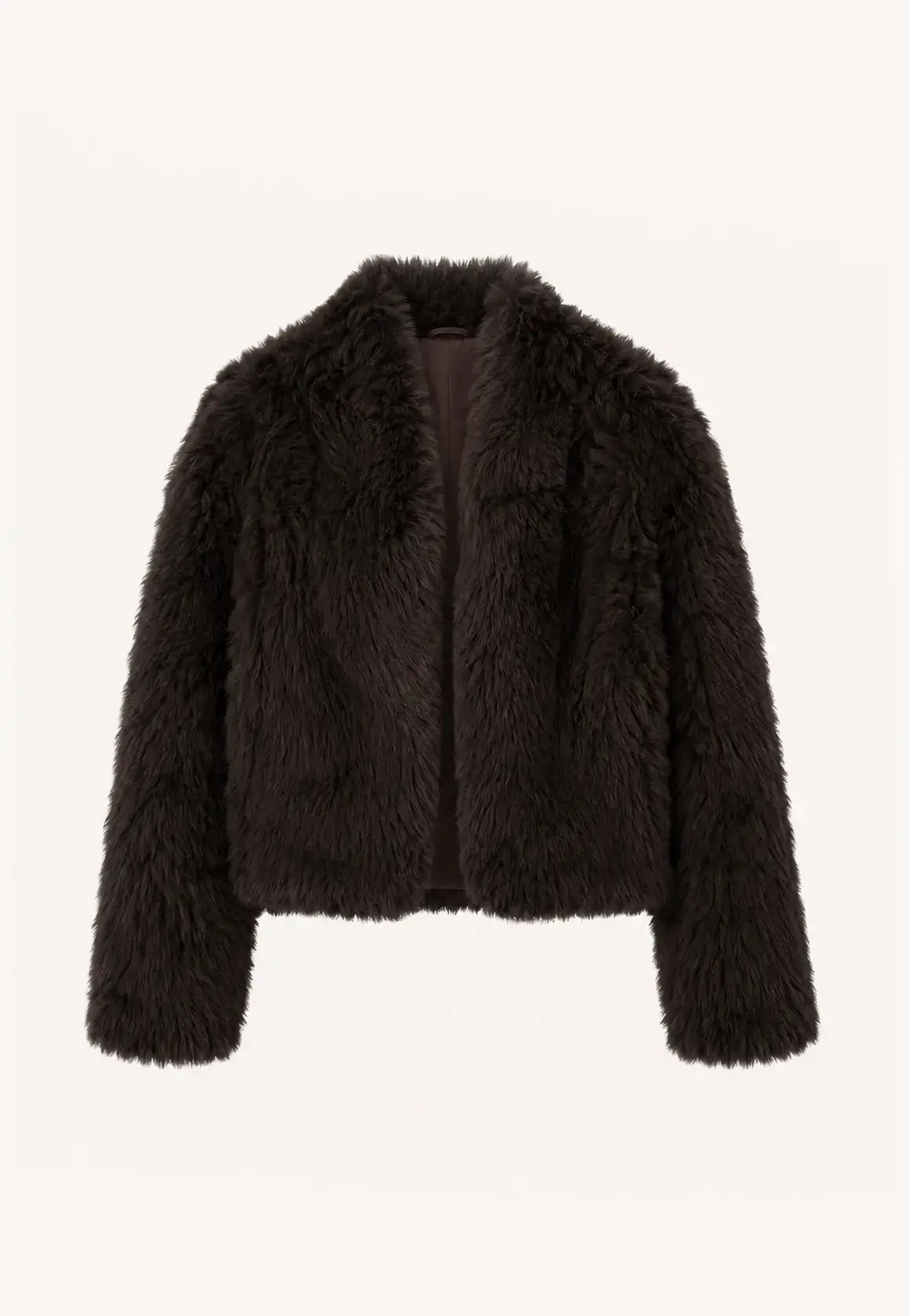 Fireladyfur Women's Casual Tuscan Sheepskin Jacket with Stand-up Collar“Sea of Love Accompaniment” product image 5