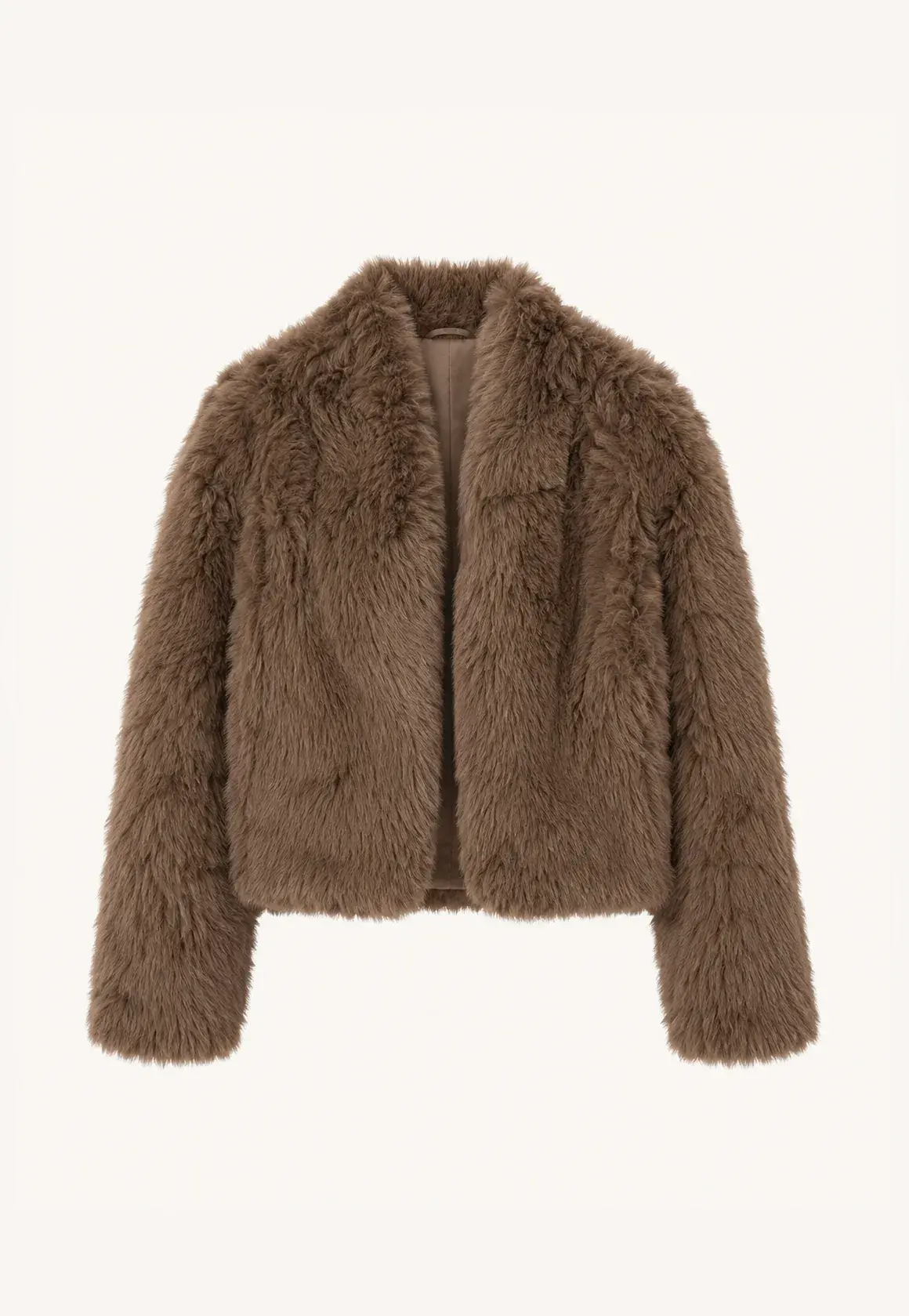 Fireladyfur Women's Casual Tuscan Sheepskin Jacket with Stand-up Collar“Sea of Love Accompaniment” product image 7