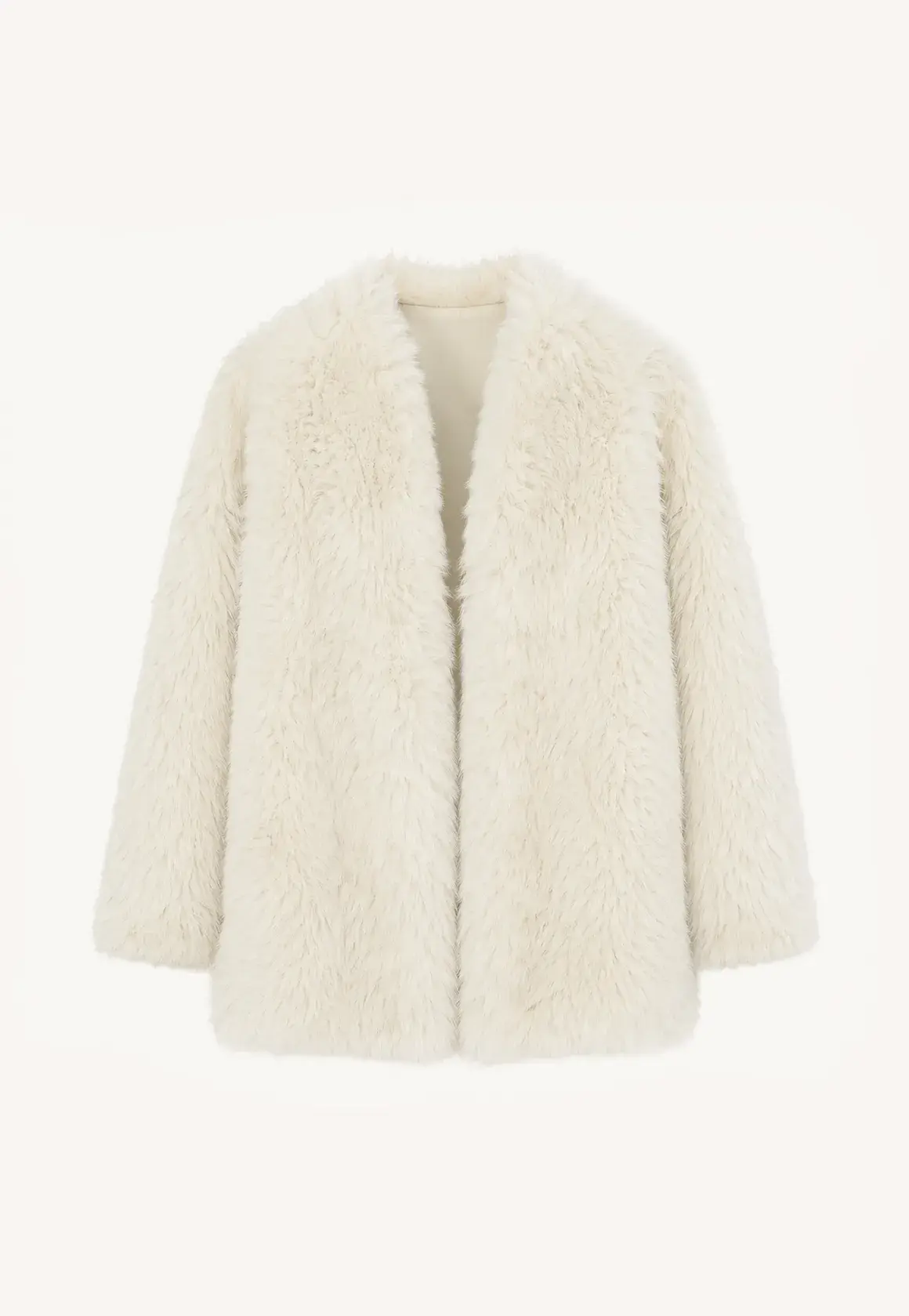 Fireladyfur Women's Casual Tuscan Sheepskin Jacket with Stand-up Collar“Sea of Love Accompaniment” product image 13