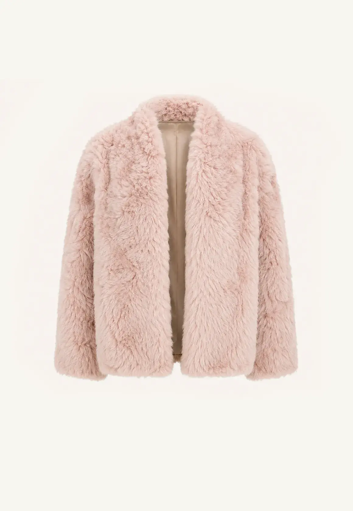 Fireladyfur Women's Casual Tuscan Sheepskin Jacket with Stand-up Collar“Sea of Love Accompaniment” product image 20
