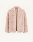 Fireladyfur Women's Casual Tuscan Sheepskin Jacket with Stand-up Collar“Sea of Love Accompaniment” product image 20