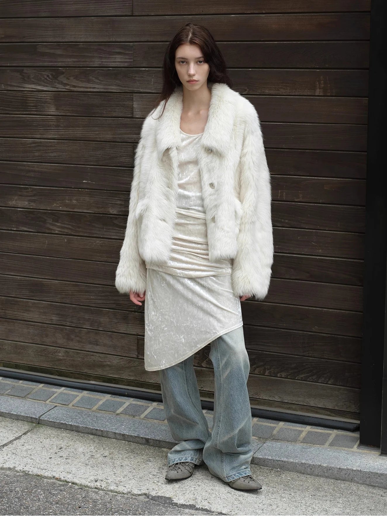Sheepskin fur jacket visual