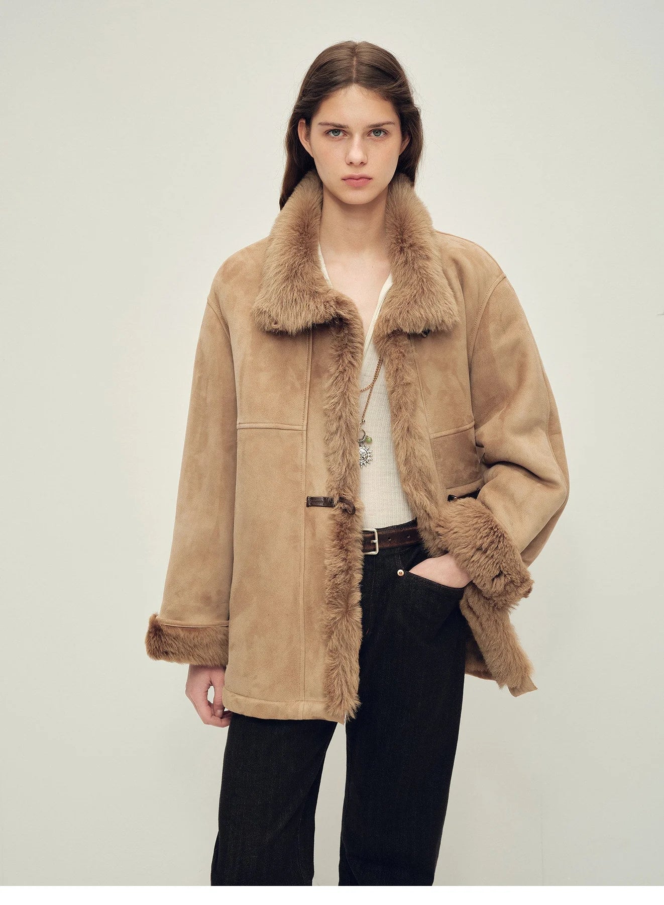 Sheepskin coat visual