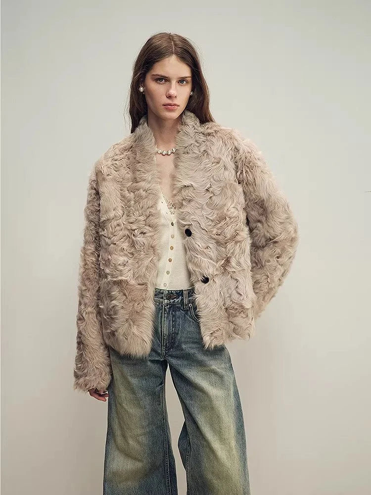 Shearling coat guide hub image