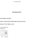 Silk Chiffon Light and Hazy Feeling Cool Drape Lace - up Sun Protection Shirt Summer "Hazy Moonlight" - variant_title