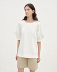 "Sleep Journey" puff sleeve straight short sleeve - variant_title