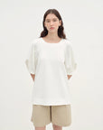 "Sleep Journey" puff sleeve straight short sleeve - variant_title