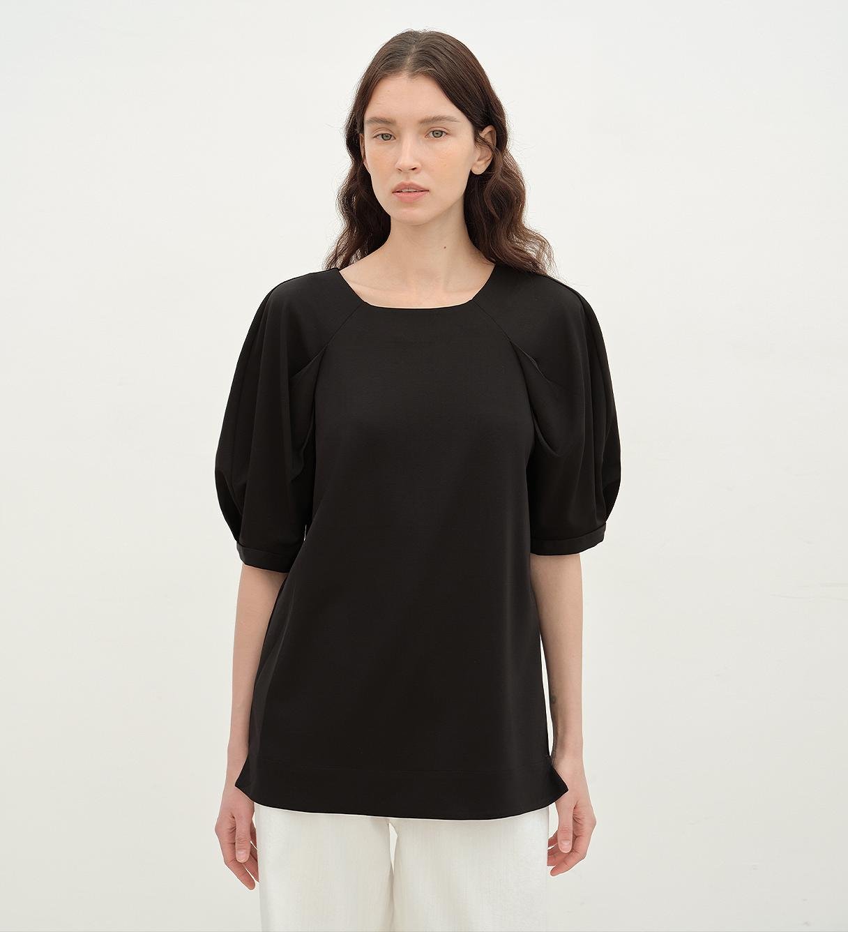 "Sleep Journey" puff sleeve straight short sleeve - variant_title