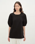 "Sleep Journey" puff sleeve straight short sleeve - variant_title