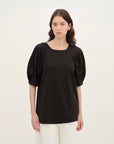 "Sleep Journey" puff sleeve straight short sleeve - variant_title