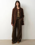 "Sophisticated Lady" Italian Imported Haute Couture Tailored Tweed Jacket with Gold Buttons for Women - variant_title
