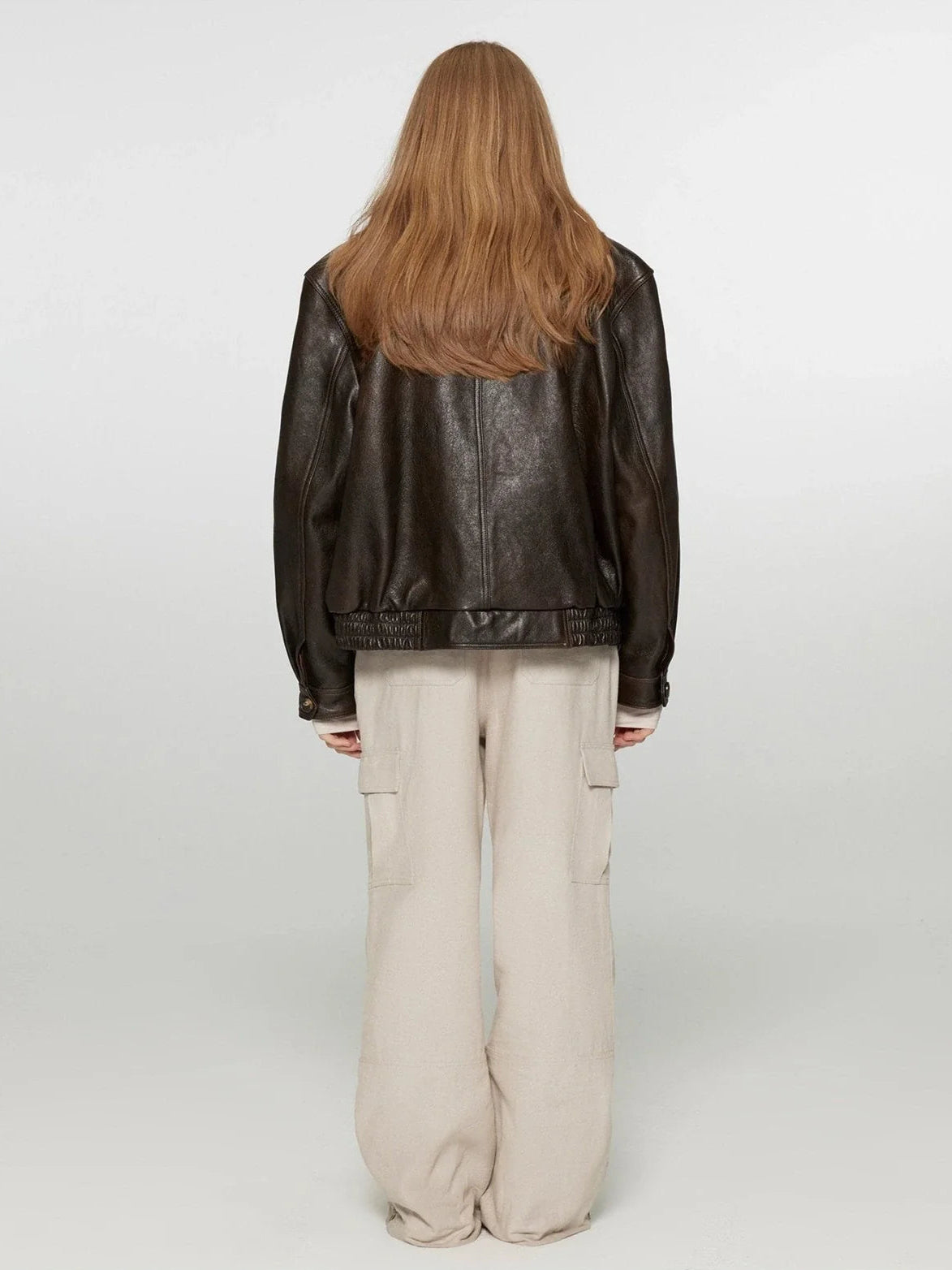 Firelady Fur South City Old Lane vintage aviator leather jacket product details