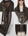 Firelady Fur South City Old Lane vintage aviator leather jacket size guide