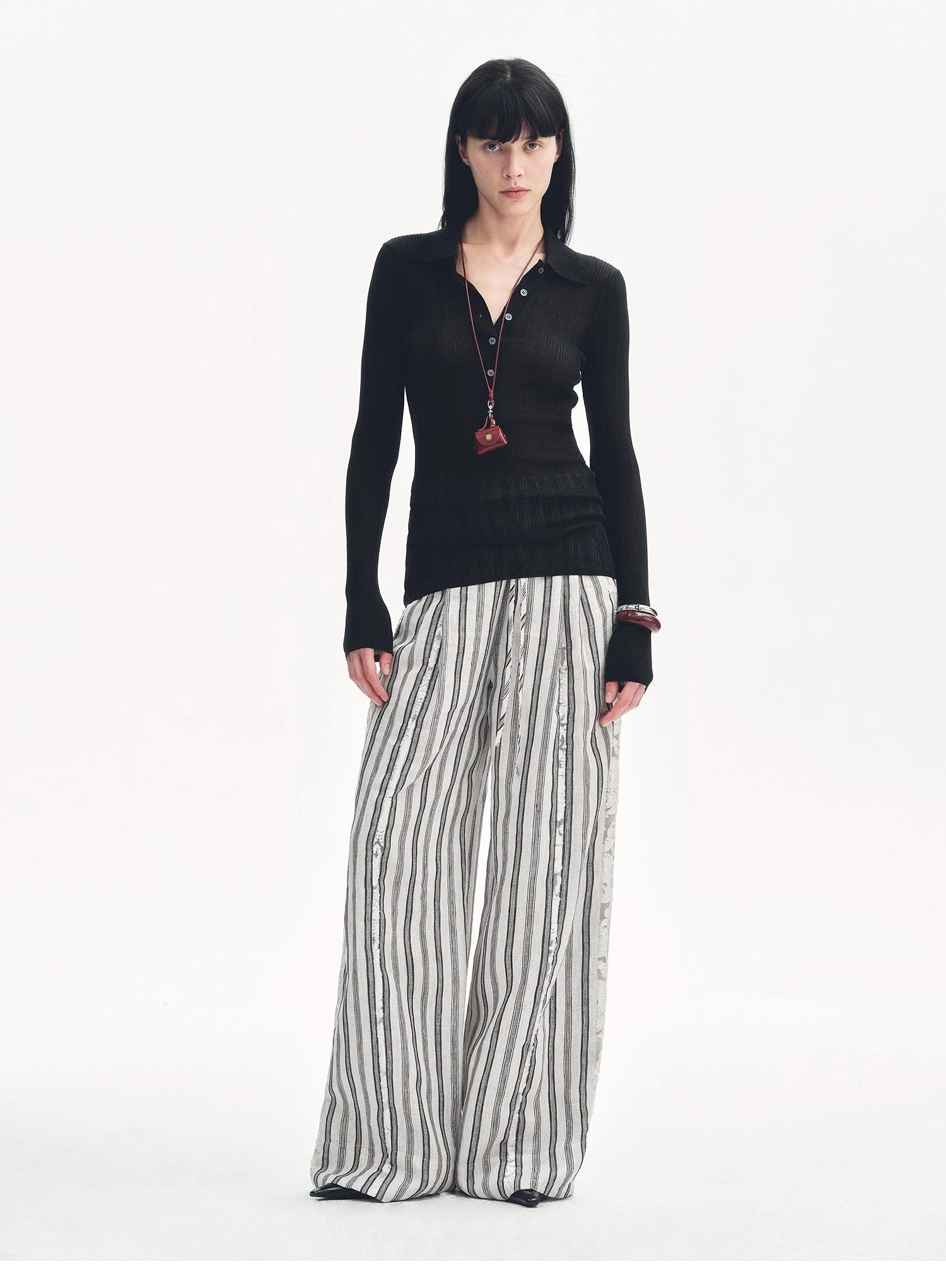 "Spring Inspiration" Retro Slim Fit POLO Neck Sweater - variant_title