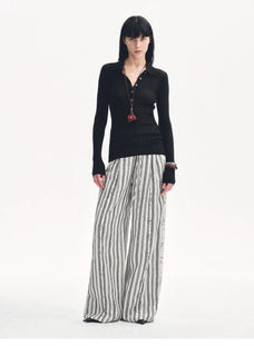 "Spring Inspiration" Retro Slim Fit POLO Neck Sweater - variant_title