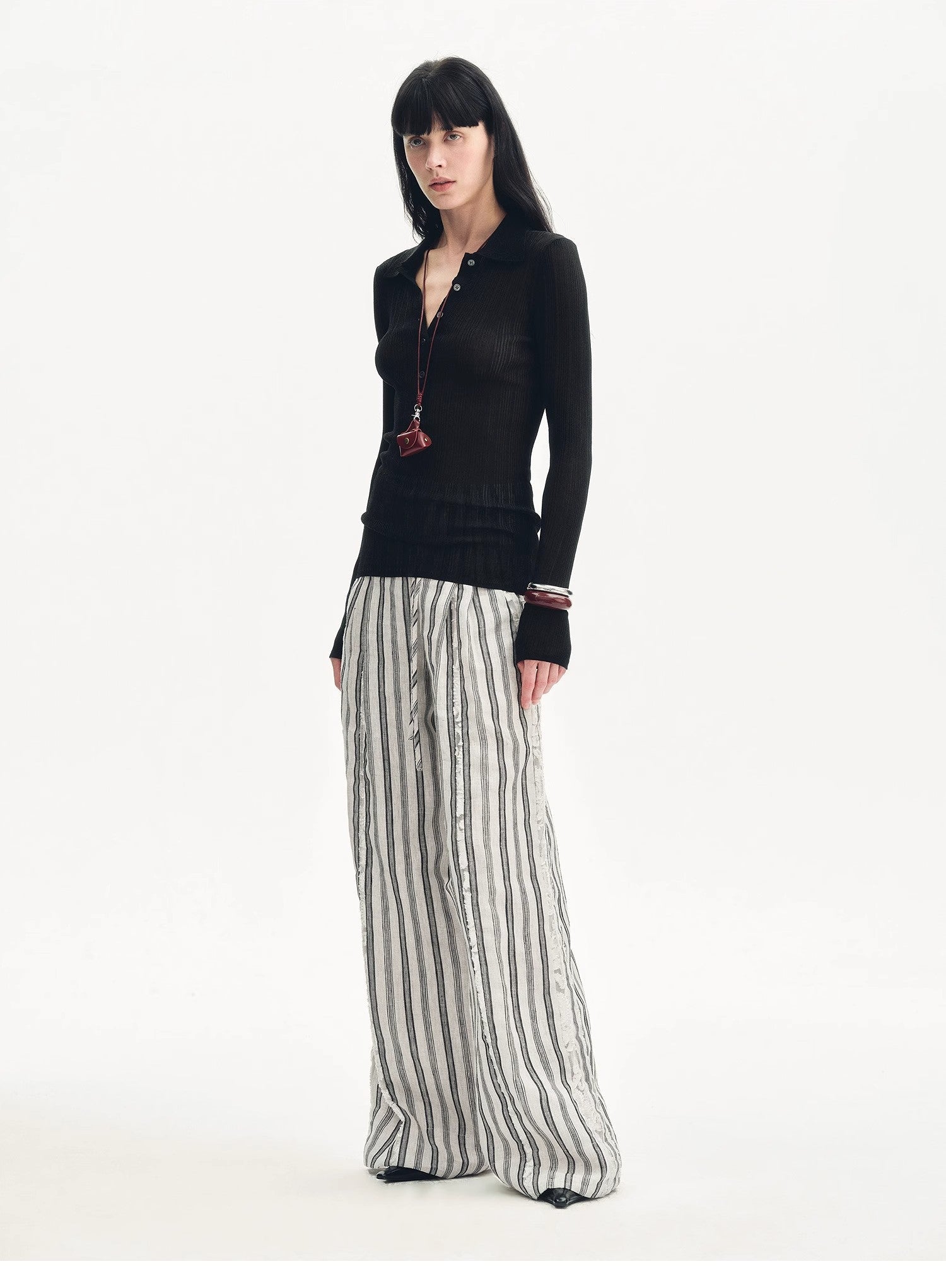 "Spring Inspiration" Retro Slim Fit POLO Neck Sweater - variant_title