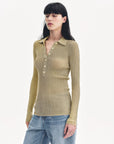 "Spring Inspiration" Retro Slim Fit POLO Neck Sweater - variant_title