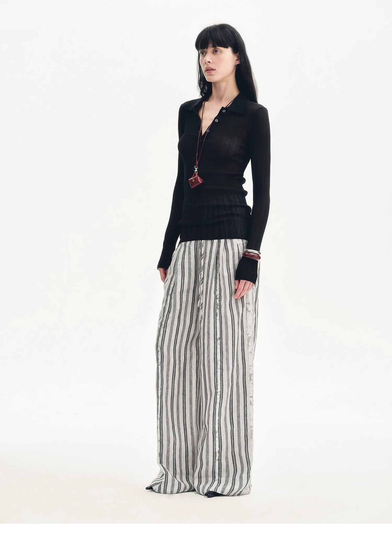 "Spring Inspiration" Retro Slim Fit POLO Neck Sweater - variant_title