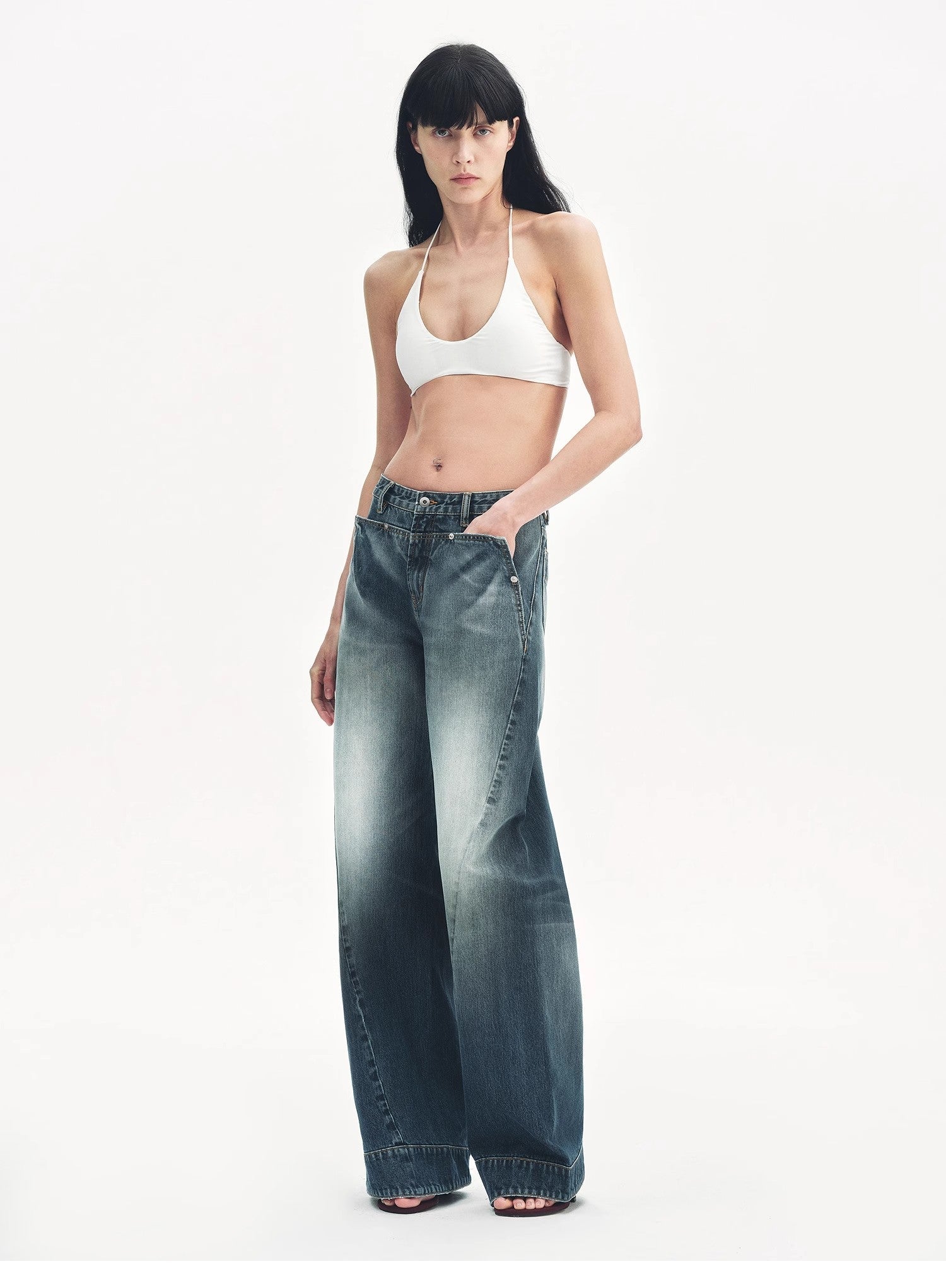 "Street Moments" Deconstructed Scimitar Straight Jeans Summer - variant_title