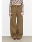 "Street Step" Retro distressed casual style straight slant pocket casual scimitar bloomers - variant_title