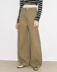 "Street Step" Retro distressed casual style straight slant pocket casual scimitar bloomers - variant_title
