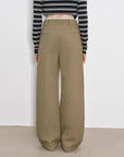 "Street Step" Retro distressed casual style straight slant pocket casual scimitar bloomers - variant_title