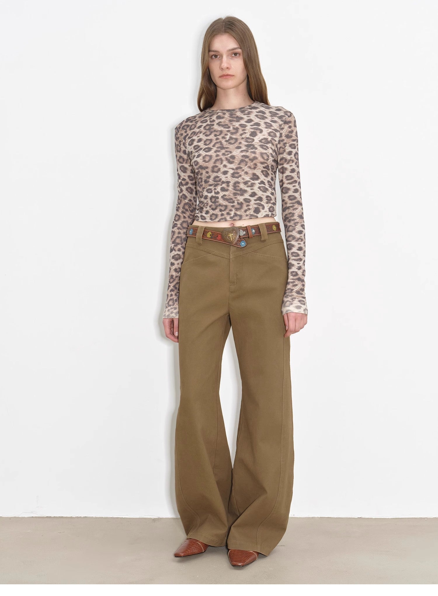 "Street Step" Retro distressed casual style straight slant pocket casual scimitar bloomers - variant_title