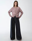 "Street Style" Vintage Handmade Lycra Stretch Jeans Wide Leg Loose Trousers Women Spring - variant_title