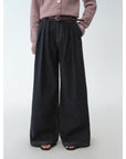 "Street Style" Vintage Handmade Lycra Stretch Jeans Wide Leg Loose Trousers Women Spring - variant_title