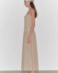 "Summer Formula" Retro and elegant bust - wrapped, long - waisted, slim - fitting, large A - hem mid - length dress - variant_title