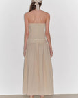 "Summer Formula" Retro and elegant bust - wrapped, long - waisted, slim - fitting, large A - hem mid - length dress - variant_title