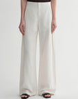 Summer mulberry silk linen waistless three - dimensional pleated wide - leg pants for women - variant_title