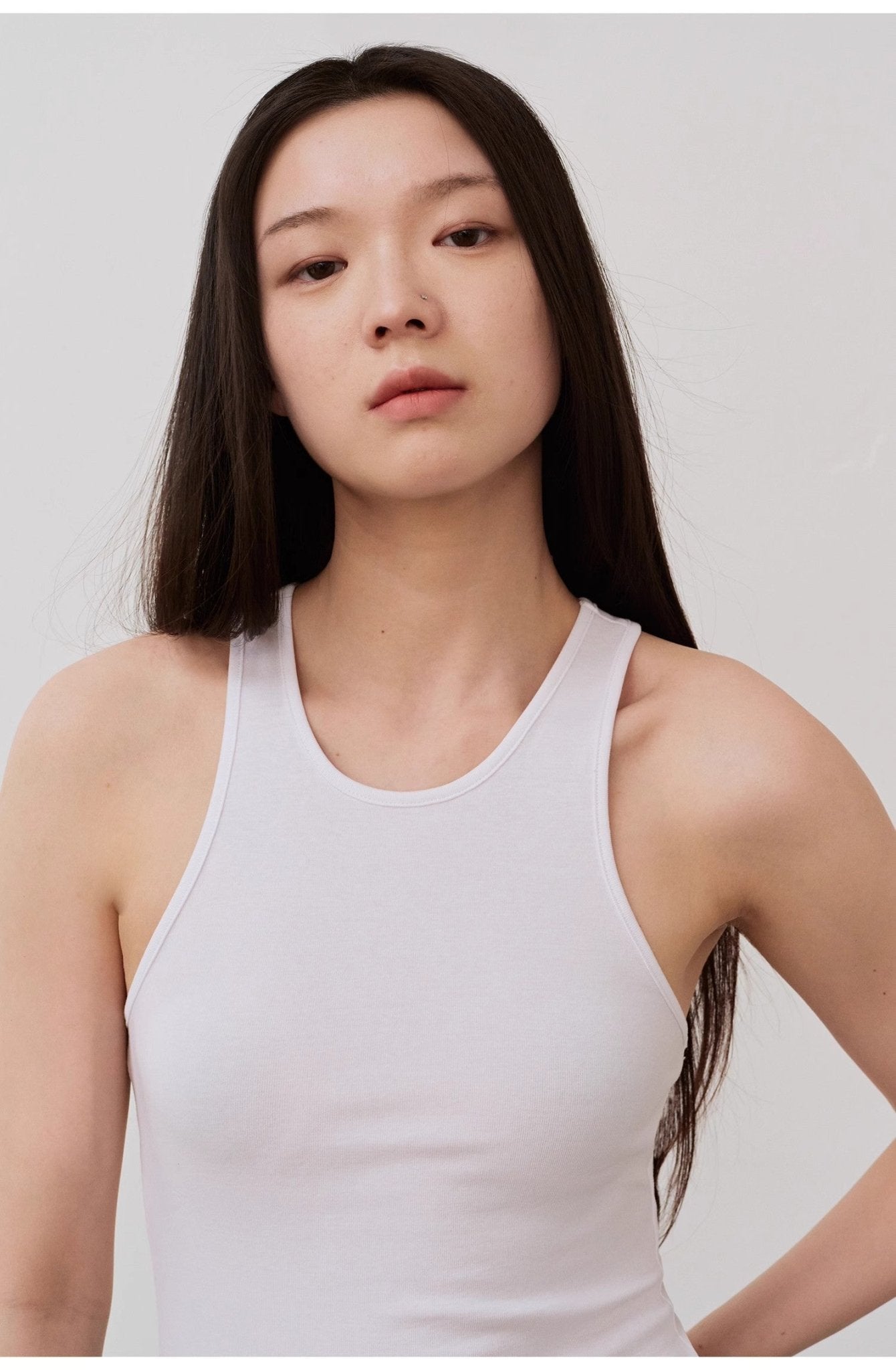 "Summer Tour" small I - shaped vest camisole women's summer elastic cotton slim fit inner sleeveless top - variant_title