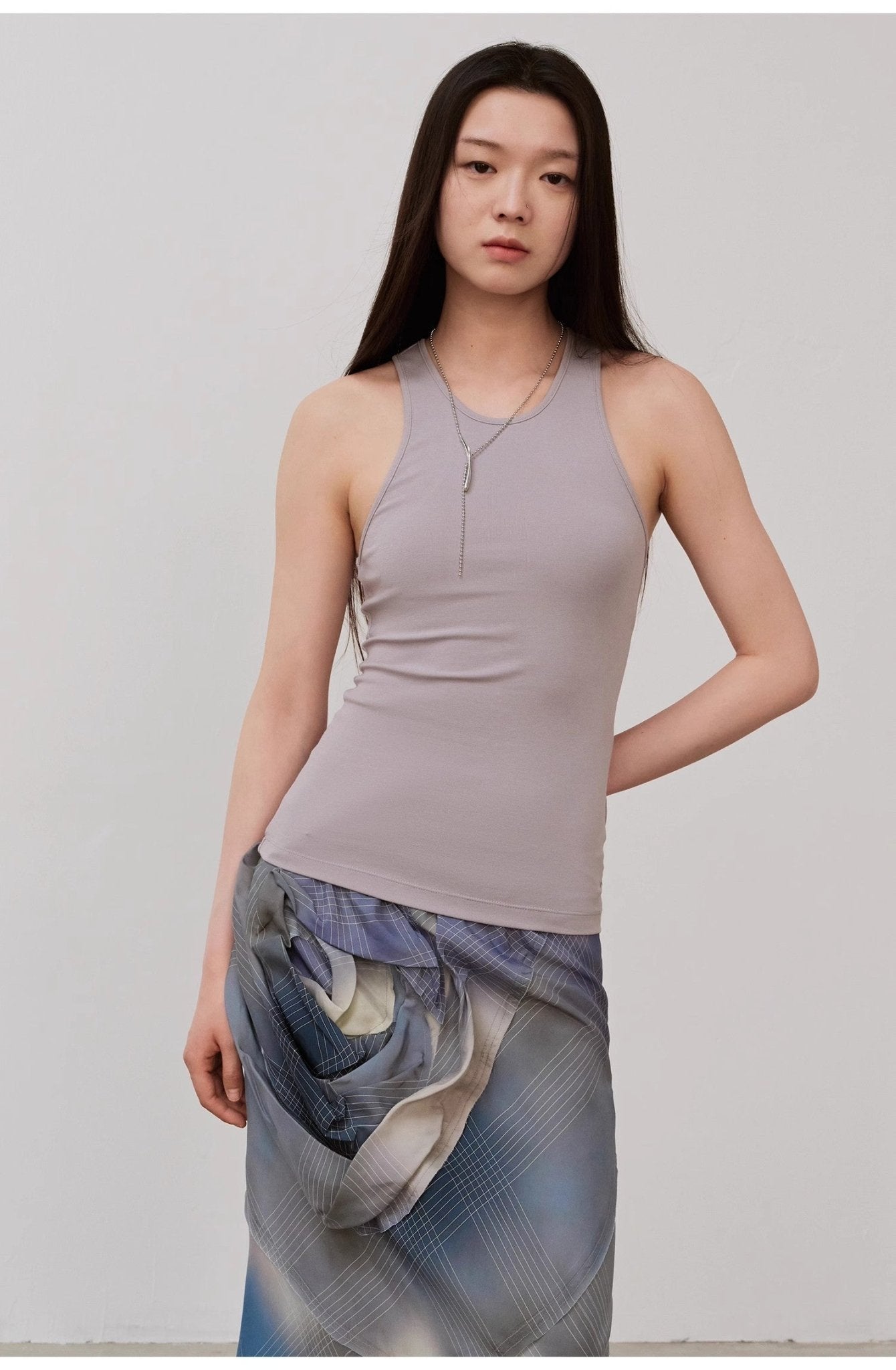 "Summer Tour" small I - shaped vest camisole women's summer elastic cotton slim fit inner sleeveless top - variant_title