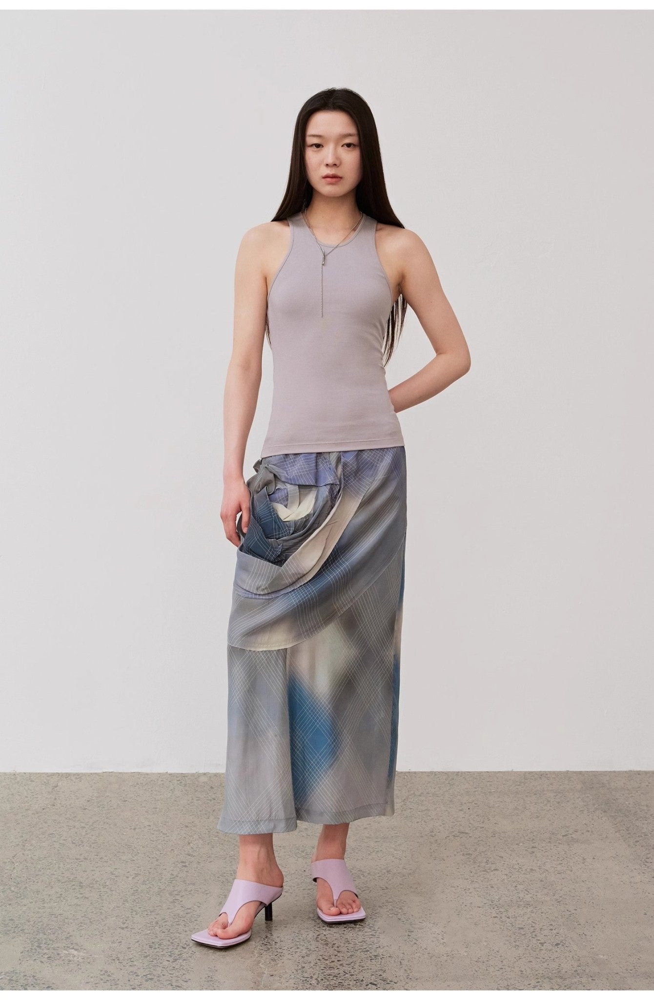"Summer Tour" small I - shaped vest camisole women's summer elastic cotton slim fit inner sleeveless top - variant_title