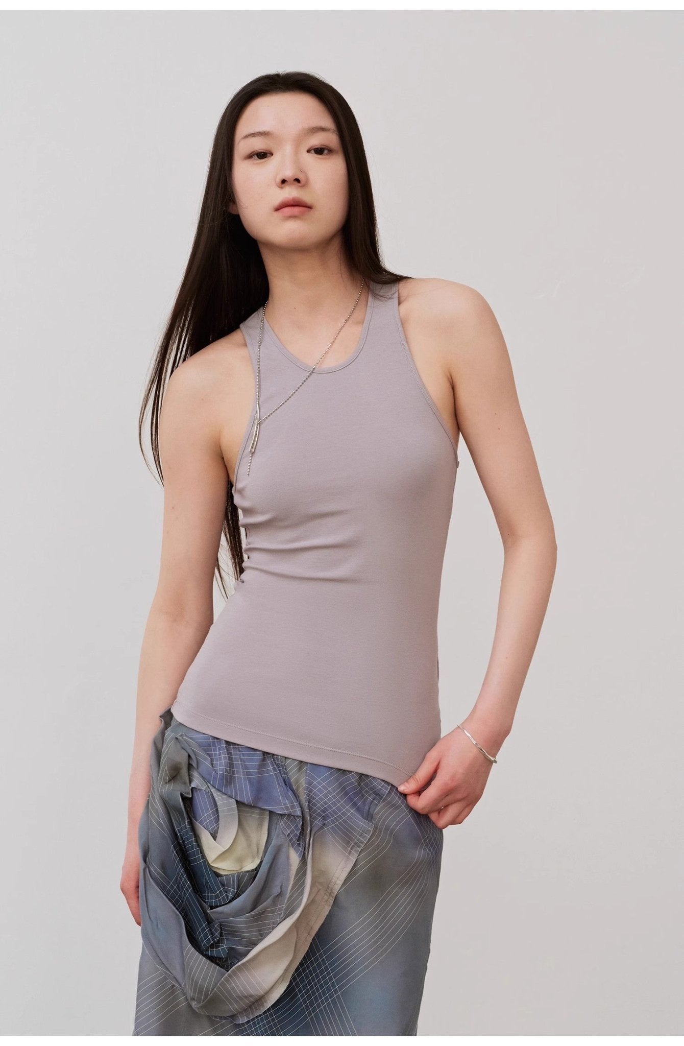 "Summer Tour" small I - shaped vest camisole women's summer elastic cotton slim fit inner sleeveless top - variant_title