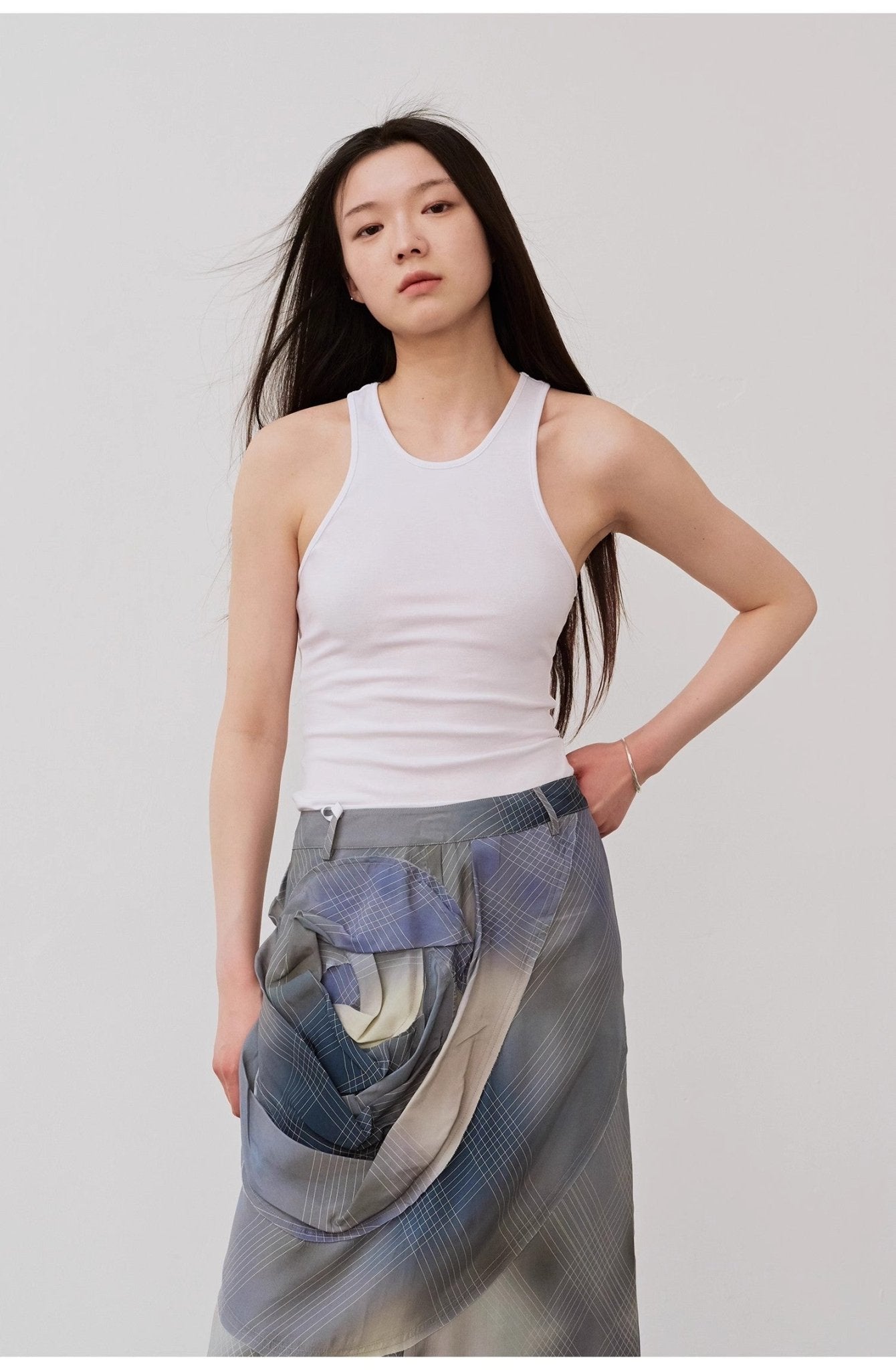 "Summer Tour" small I - shaped vest camisole women's summer elastic cotton slim fit inner sleeveless top - variant_title