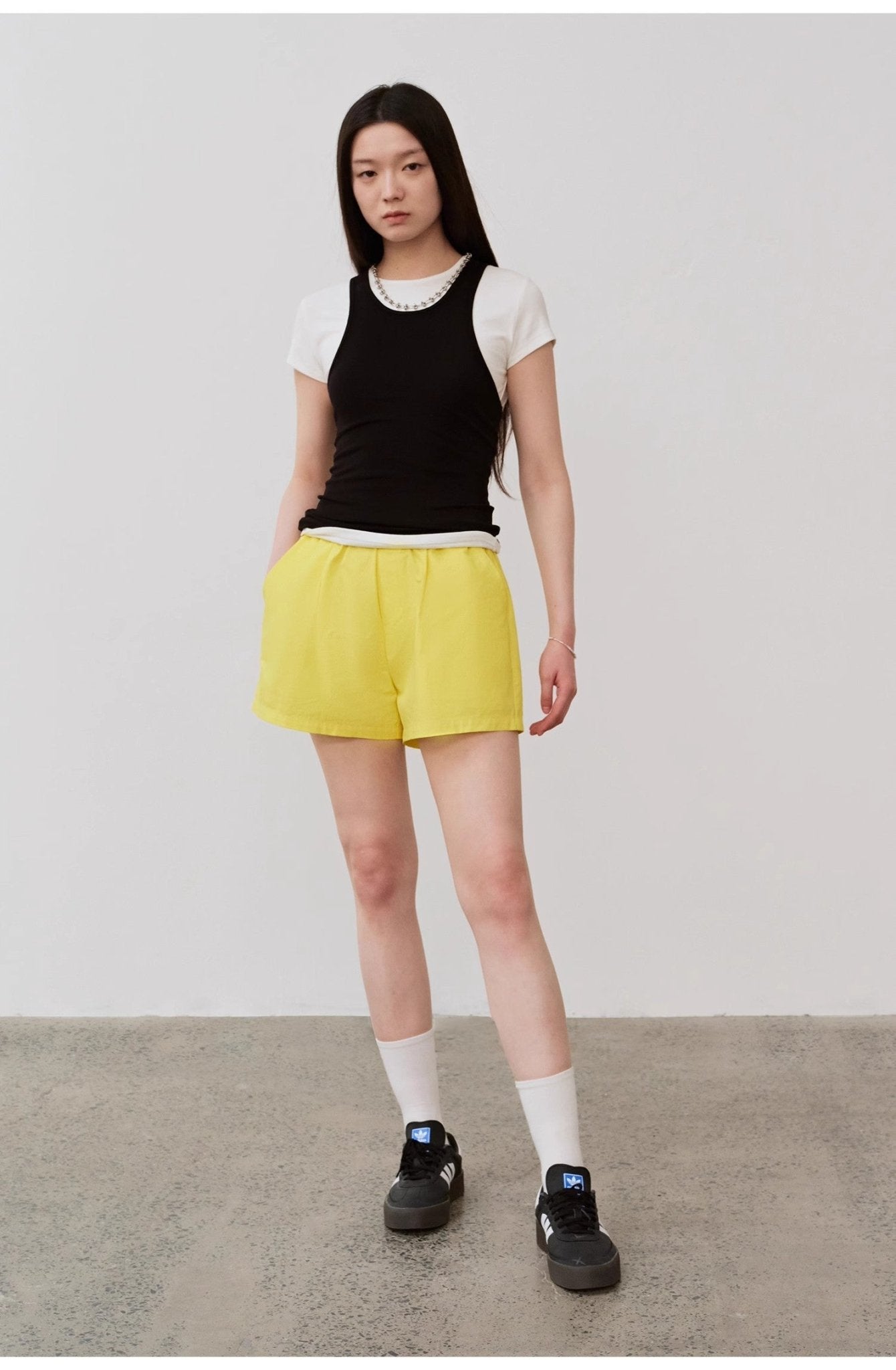 "Summer Tour" small I - shaped vest camisole women's summer elastic cotton slim fit inner sleeveless top - variant_title