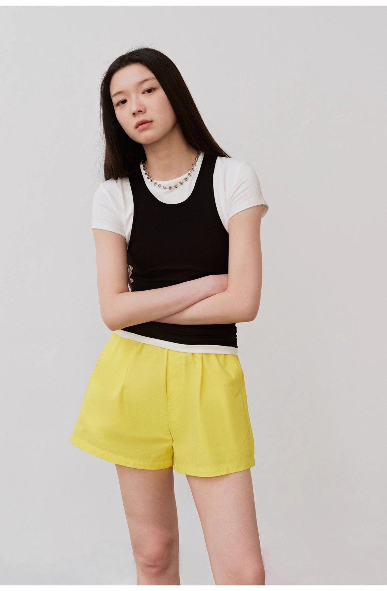 "Summer Tour" small I - shaped vest camisole women's summer elastic cotton slim fit inner sleeveless top - variant_title